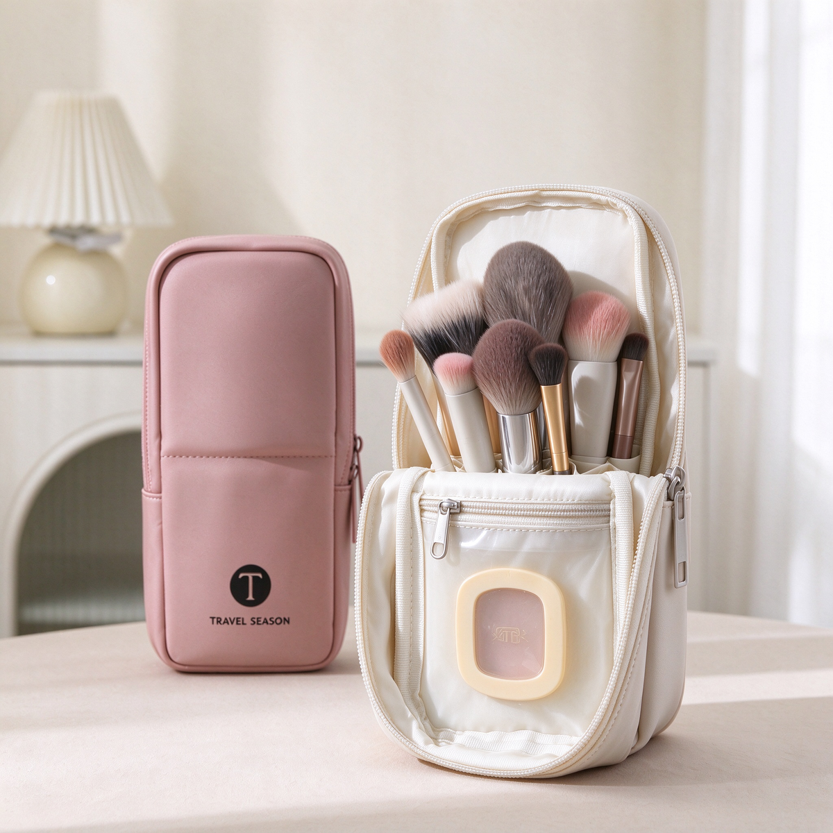 Stand-Up Makeup Brush Holder