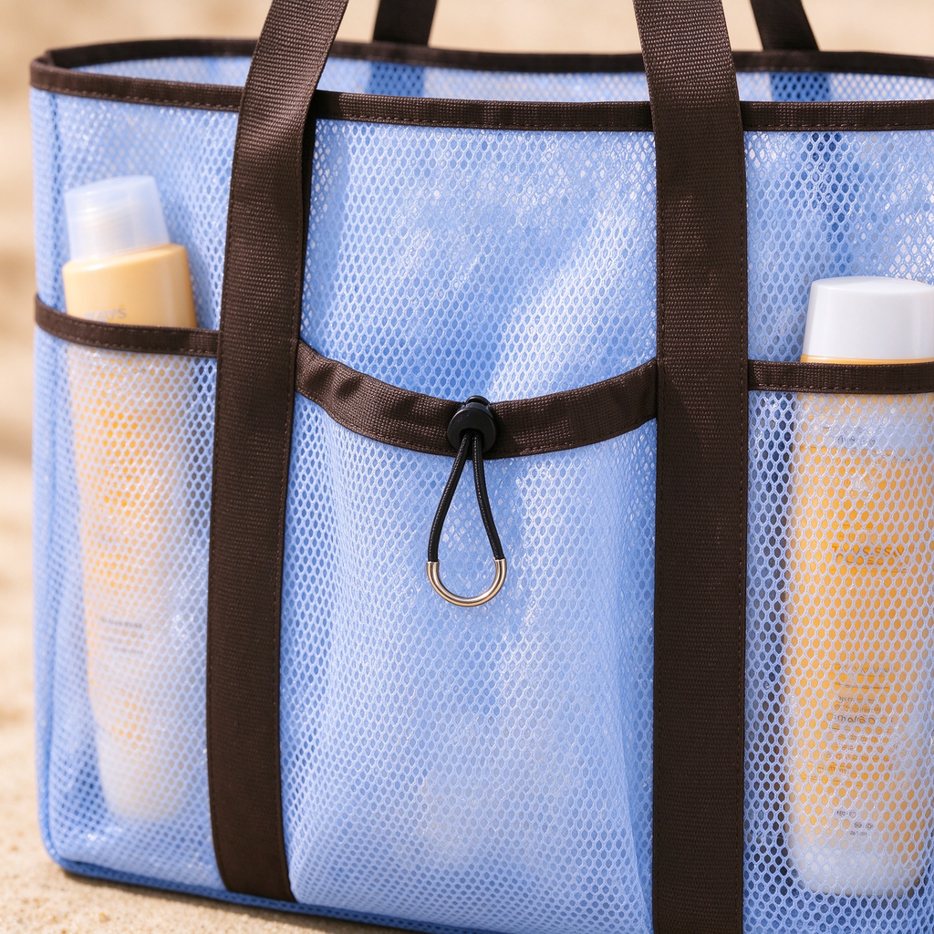 Mesh Swim & Beach Tote
