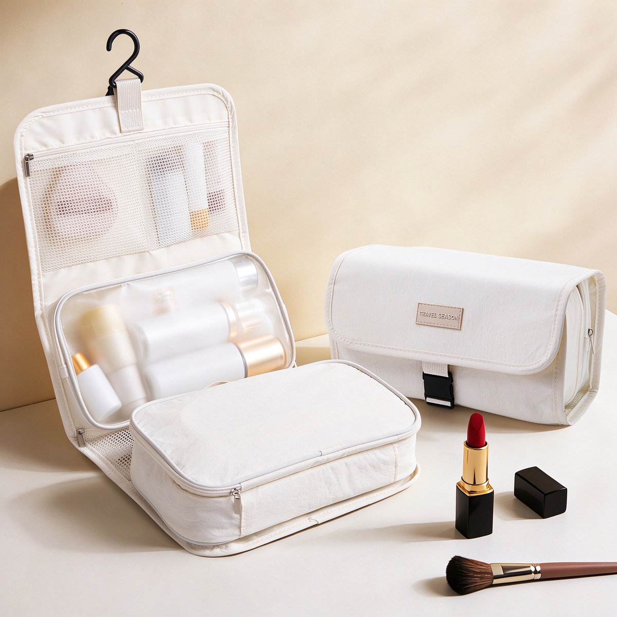 Tri-Fold Hanging Toiletry Bag
