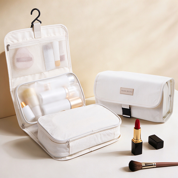 Tri-Fold Hanging Toiletry Bag