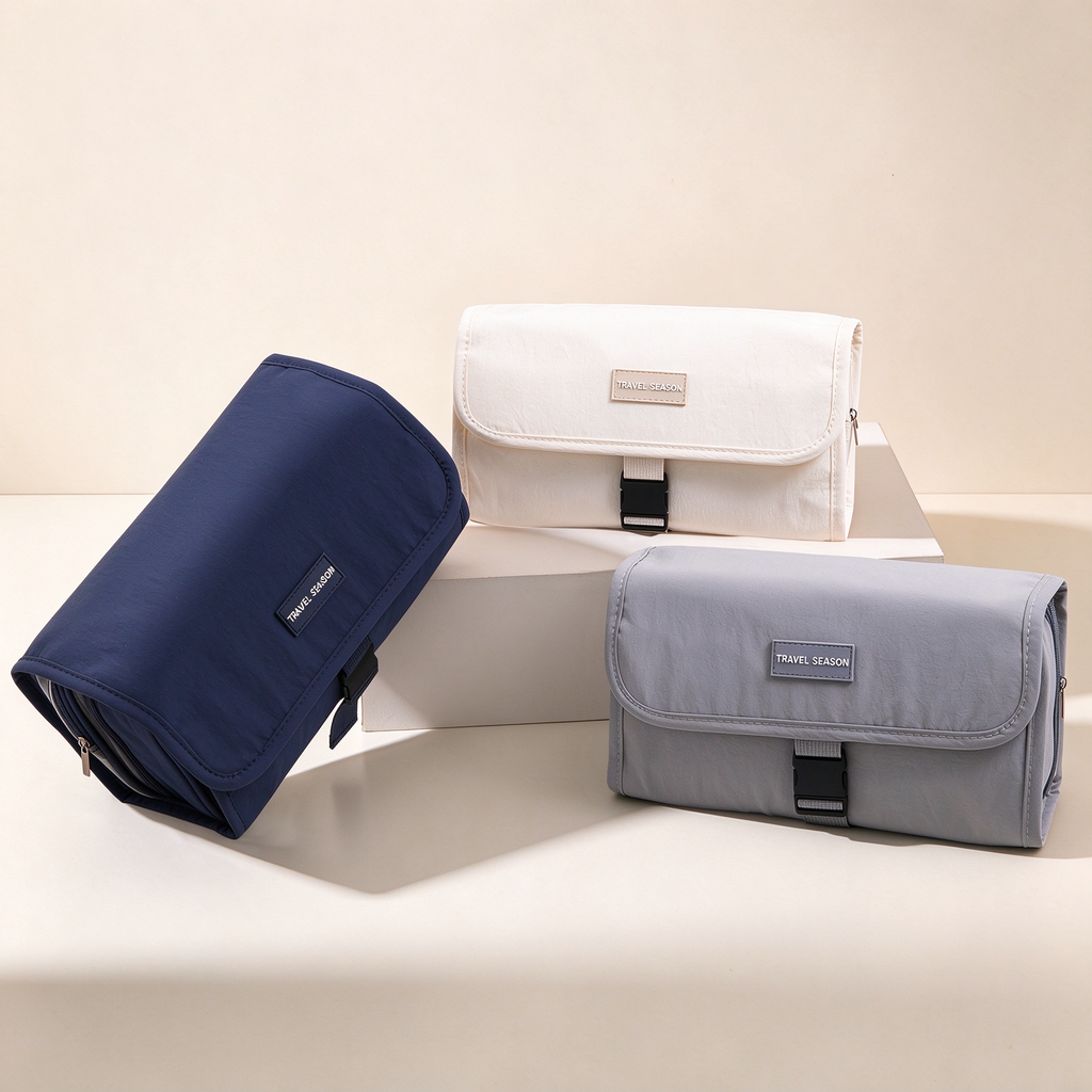 Tri-Fold Hanging Toiletry Bag