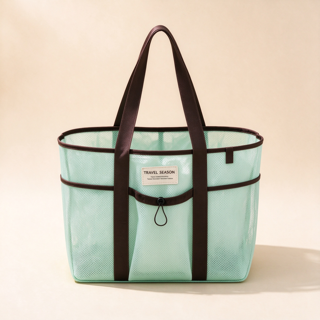 Mesh Swim & Beach Tote