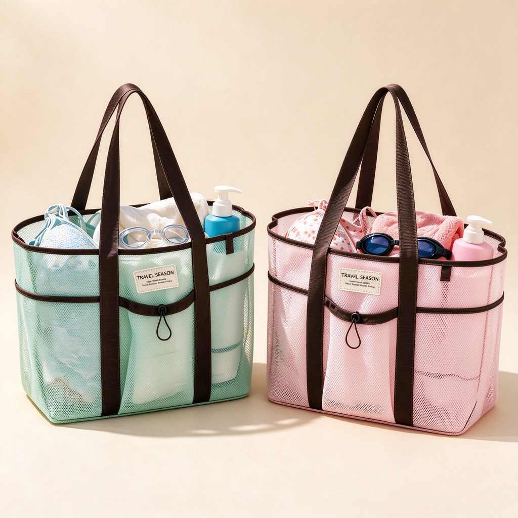Mesh Swim & Beach Tote