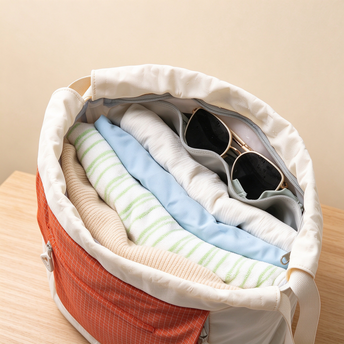 Mesh Panel Backpack