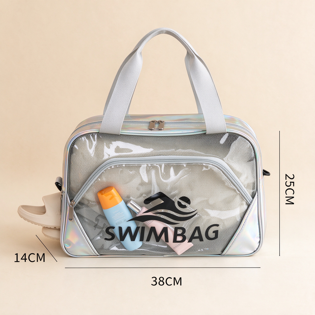 Upgraded Wet & Dry Laser Swim Bag (Cut-Corner)