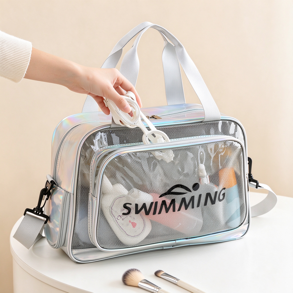 Upgraded Wet & Dry Laser Crossbody Swim Bag