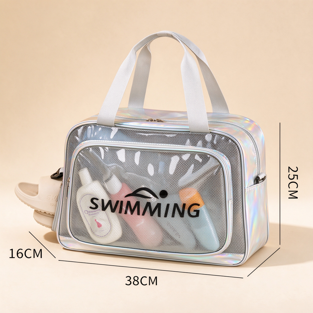 Upgraded Wet & Dry Laser Crossbody Swim Bag