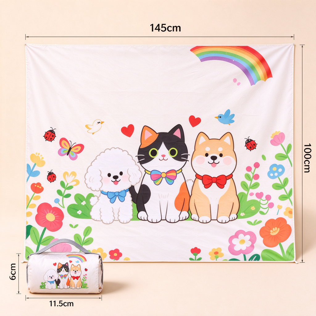 Portable Pocket Picnic Blanket