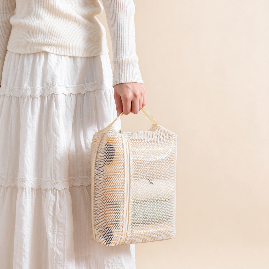 Flat Mesh Packing Pouch