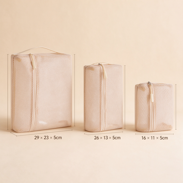 Flat Mesh Packing Pouch