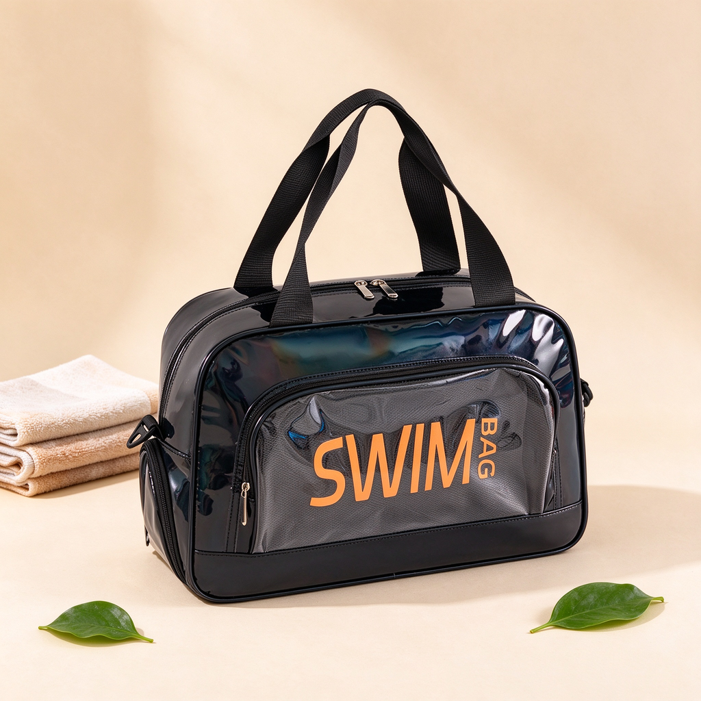 Laser Holographic Crossbody Swim Bag