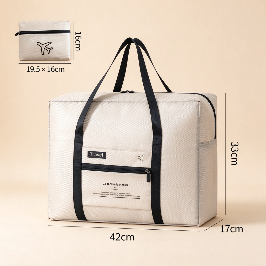 Foldable Travel Duffel Flight Bag