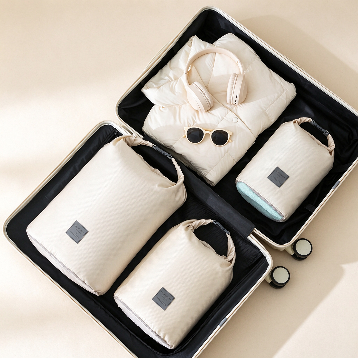 Roll-Top Compression Clothing Bag