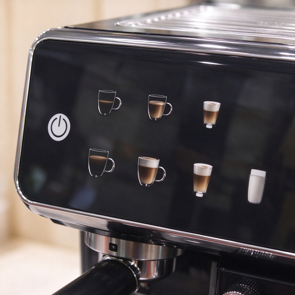 Semi-Automatic Espresso Machine, Dual Boiler Home Coffee Maker with Steam Wand for Milk Frothing, High Pressure Extraction, EU Customization Available