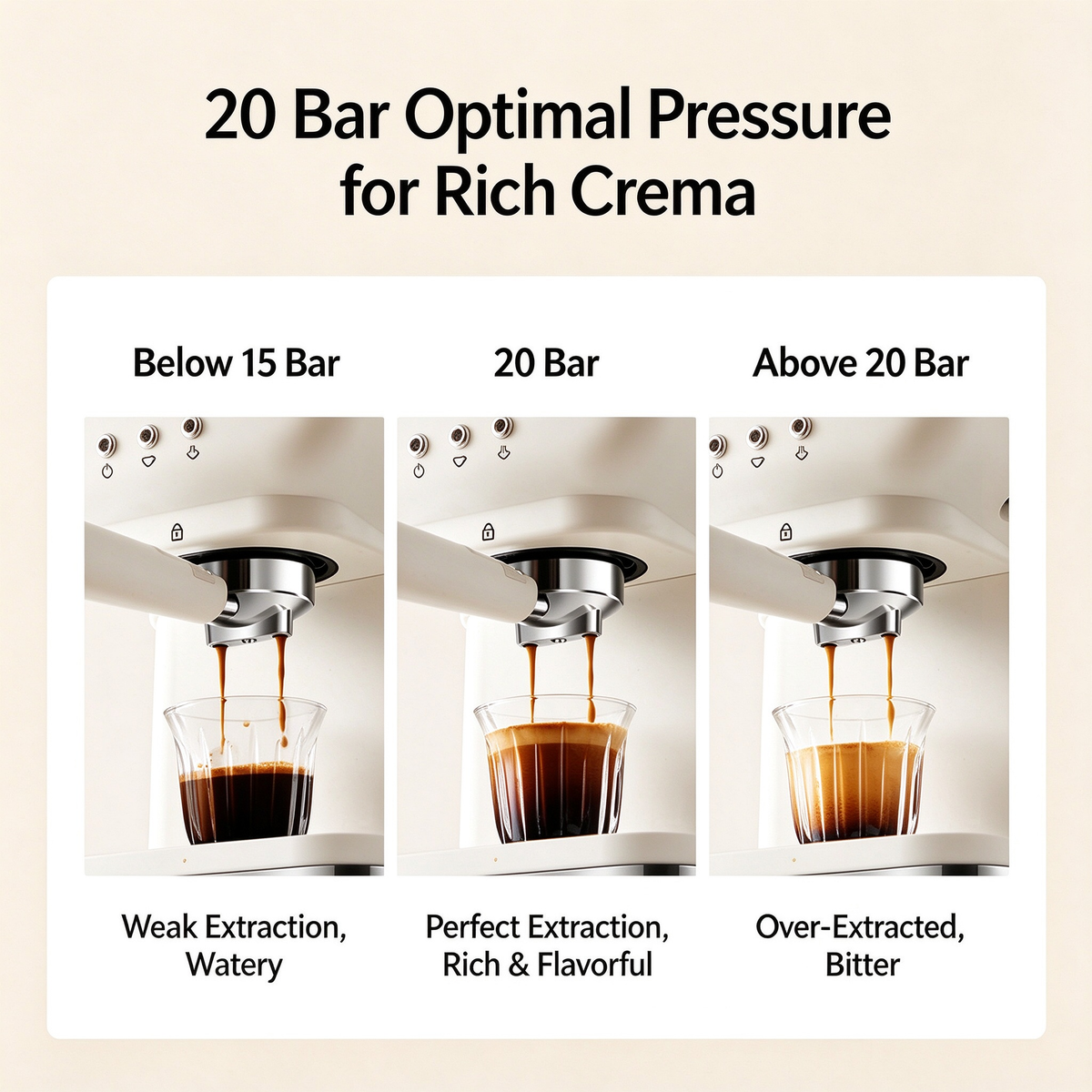 Semi‑Automatic Espresso Coffee Machine, Home & Office Use, High‑Pressure Extraction, Compatible with Coffee Capsules, Built‑in Steam Wand for Milk Frothing, Cross‑border Wholesale