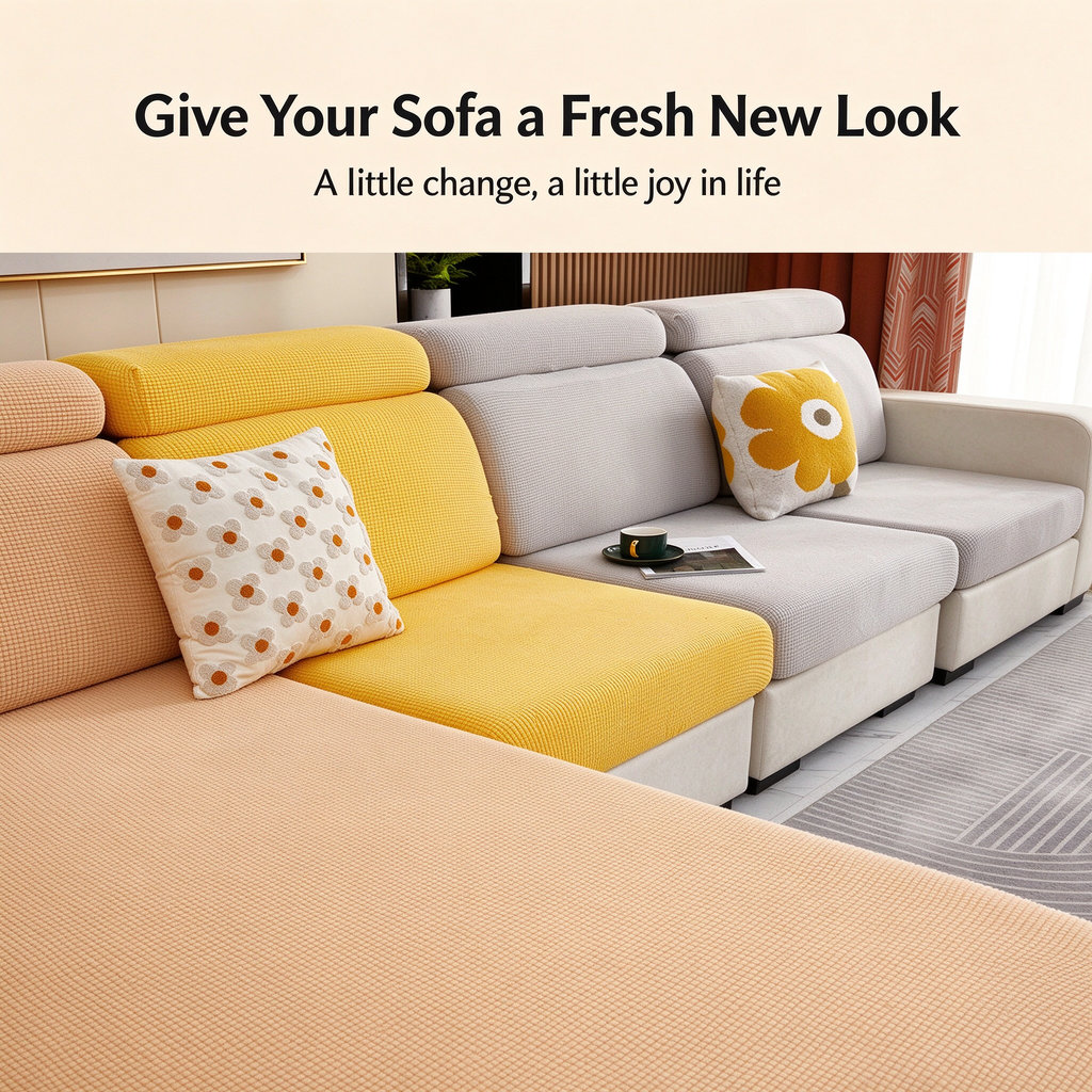 Elastic sofa cover, all-inclusive, universal fit, suitable for all seasons, sofa cover, sofa cushion cover, Nordic style