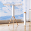 Foldable Rotary Clothes Drying Rack - Solid Wood