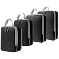 Diamond Quilted Compression Packing Cubes, 4-Piece Set