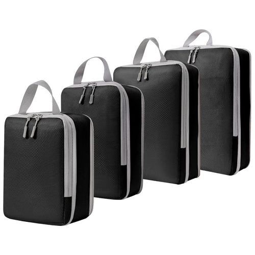 Diamond Quilted Compression Packing Cubes, 4-Piece Set