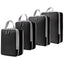 Diamond Quilted Compression Packing Cubes, 4-Piece Set