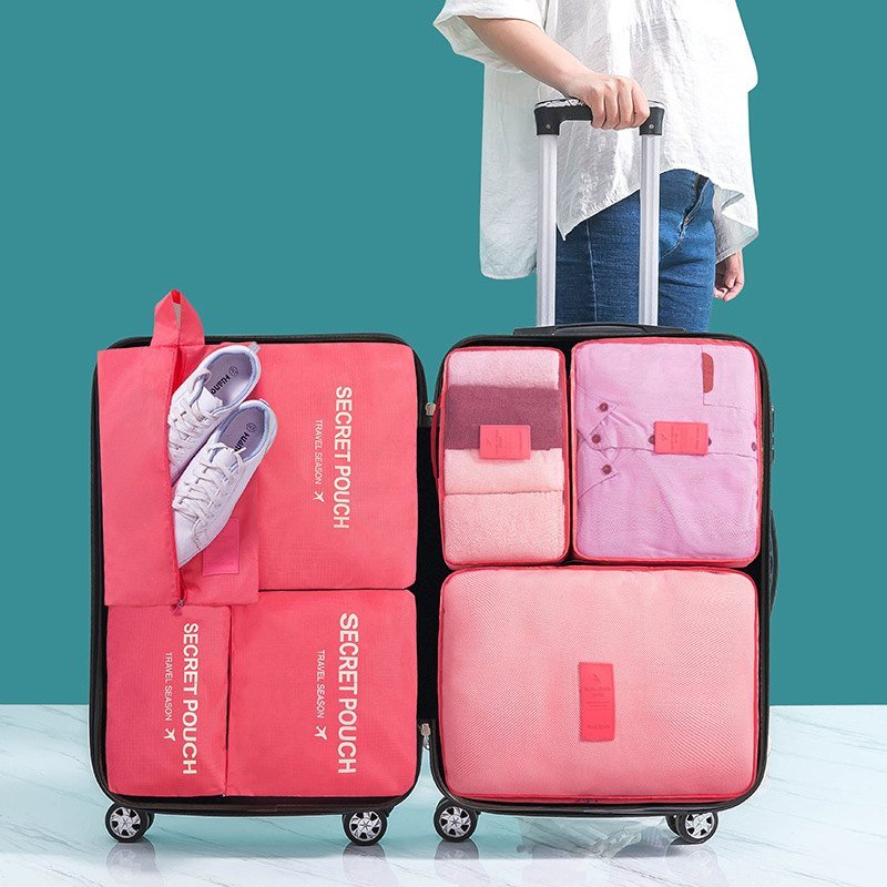 Oxford Cloth 7-Piece Travel Packing Organizer Set Main image