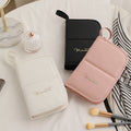 PU Eyebrow & Makeup Brush Organizer