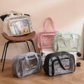 Transparent Mesh Two-Layer Swim Bag