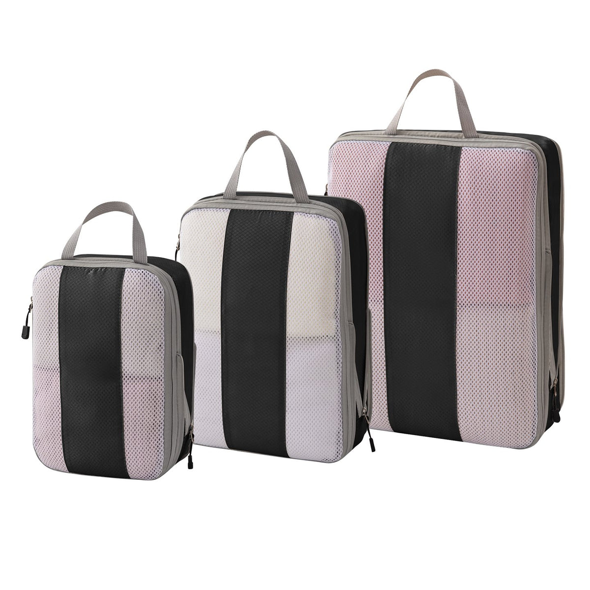 Mesh Compression Packing Organizer, 3-Piece Set